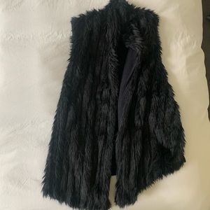 Faux Fur Armani Exchange Vest